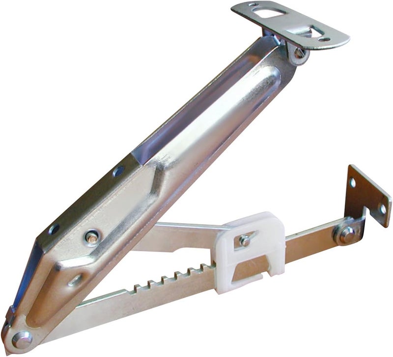 ROK Hardware Ratchet Headrest Fitting for Beds, Desk Lids, Drafting Tables, and Drawing Boards, Steel - Image 1